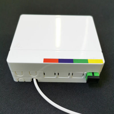 ROHSのABS単モードSC APC 2の中心の繊維光学の終了箱