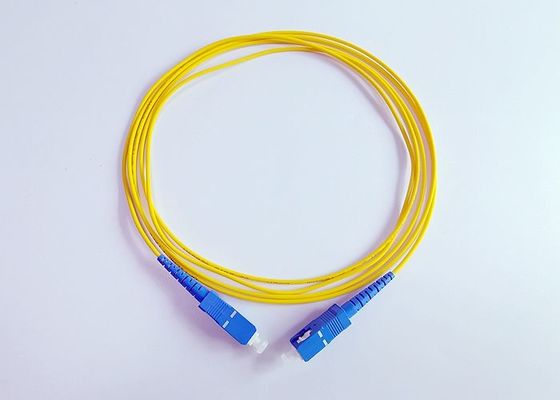 LSZH 2.0mm Ftthの単信繊維光学のSC UPCをパッチ・コード
